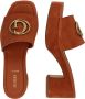 Guess Bruine Suede Platform Sandalen Beige Dames - Thumbnail 11