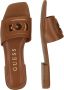 GUESS Tarisha Slippers Dames Bruin - Thumbnail 14