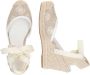 Guess Sandalen met hak Cyrena in beige - Thumbnail 3
