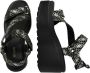 GUESS Ocilia2 Dames Sandalen Black Platino - Thumbnail 15