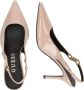Guess Lak Slingback Leren Hoge Hakken Pink Dames - Thumbnail 8