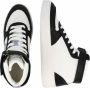 GUESS Dames Sneakers VYVES Hoog Wit Zwart Logo Flexibele Zool voor Comfort - Thumbnail 3