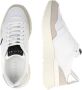 Guess Witte Vienna Sneaker Eco Leer Stof White Dames - Thumbnail 14