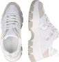 GUESS Dames Sneakers Brayjen Wit-Beige Klassiek Comfortabele Schoenen - Thumbnail 7