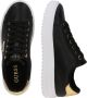 GUESS Denesa Sneakers Leren Sneaker Dames Zwart - Thumbnail 3