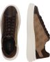 Guess Beige Sneakers 4G Logo Suede Inserts Beige Heren - Thumbnail 4