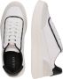 Guess Witte Sneakers Plateau Leer Veters - Thumbnail 4