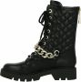 GUESS Riplei Veterboots Laarzen Met Veters Dames Zwart - Thumbnail 7