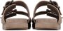 Haboob Grijze Suède Stijlvolle Slippers Gray Dames - Thumbnail 16