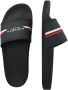 Hackett Slider Sport Slippers Blauw Man - Thumbnail 3