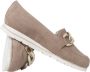 Hassi-A Bruin Tinten Pisa Instappers Dames Beige - Thumbnail 9