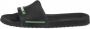 Havaianas Brasil Slide Slippers Unisex zwart wit groen - Thumbnail 4