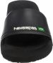 Havaianas Brasil Slide Slippers Unisex zwart wit groen - Thumbnail 5
