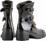 Högl Zwarte Biker Booties Dames Enkellaarzen Black Dames - Thumbnail 13