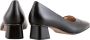 Högl Elegante Leren Blokhak Pumps Black Dames - Thumbnail 26