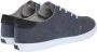 Hub Boss Casual schoen veter Heren Navy White Canvas - Thumbnail 12