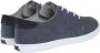 Hub Boss Casual schoen veter Heren Navy White Canvas - Thumbnail 11