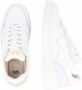 Hub Witte Basketbal-geïnspireerde Sneakers met Uniek Ontwerp White Dames - Thumbnail 3