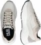 HUB Rock leren sneakers met dierenprint beige ecru - Thumbnail 8