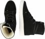 Hub Chess 3.0 Hoge sneakers Leren Sneaker Dames Zwart - Thumbnail 7