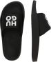 Hugo Boss Zwarte Slider Sandalen Nil-Slid Black Heren - Thumbnail 8