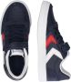 Hummel Kindertrainers slimmer stadil leather low Blauw - Thumbnail 4