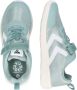 Hummel Kinder Sneakers low Actus Glitter Recycled Jr Blue Surf - Thumbnail 2