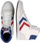 Hummel Slimmer Stadil Hoge Sneakers White Blue Red Gum Heren - Thumbnail 11