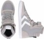 Hummel Kindertrainers slimmer stadil leather high Grijs Unisex - Thumbnail 6