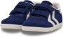 Hummel Kid's Victory Suede II Sneakers blauw - Thumbnail 5