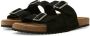 JACK & JONES Jfwlouis Suede Sandal suède slippers antraciet - Thumbnail 9