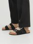 JACK & JONES Jfwlouis Suede Sandal suède slippers antraciet - Thumbnail 10