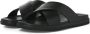 Jack & jones Slippers van leer met gestructureerde zool model 'VERONA' - Thumbnail 4
