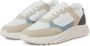 JACK & JONES Jfwaspire Pu Runner Noos sneakers wit beige blauw - Thumbnail 5