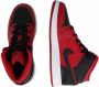 Nike Air Jordan 1 Mid Reverse Bred (2021) (GS) 554725-660 BRED Zwart Rood Schoenen - Thumbnail 5