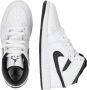 Jordan Kinderschoenen Air 1 Mid White White Black Black - Thumbnail 3