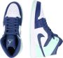 Jordan Air 1 Mid Mystic Navy Mint Foam White Schoenmaat 47 1 2 Sneakers 554724 413 - Thumbnail 10