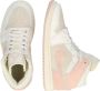 Nike Air Jordan 1 Mid Roze Wit Beige Sneakers Dames Doos Zonder Deksel - Thumbnail 7