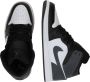 Jordan Schoenen Air 1 Mid Black White Iron Grey- Heren Black White Iron Grey - Thumbnail 9