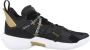 Jordan Why Not Zer0.4 Black White Metallic Gold Schoenmaat 40 1 2 Basketball Performance Mid CQ4230 001 - Thumbnail 4