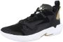 Jordan Why Not Zer0.4 Black White Metallic Gold Schoenmaat 40 1 2 Basketball Performance Mid CQ4230 001 - Thumbnail 5