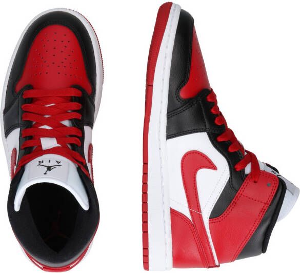 Jordan Wmns Air 1 Mid Black Gym Red White Schoenmaat 37 1 2 Sneakers BQ6472 079 - Foto 9