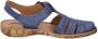 Josef Seibel Rosalie 48 Sandale für Damen Blau - Thumbnail 6