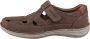 Josef Seibel Bruine leren comfort sandalen Brown Heren - Thumbnail 8