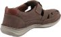 Josef Seibel Bruine leren comfort sandalen Brown Heren - Thumbnail 10