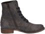 Josef Seibel Hoge veterschoenen SIENNA 82 met modieuze krantenprint - Thumbnail 14