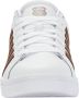 K-Swiss Classic Court Tiebreak Leather Heren Schoenen Trainers Wit 07011 - Thumbnail 4