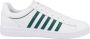 K-Swiss Court Winston heren sneaker sportschoen 06154-942-M wit groen - Thumbnail 5