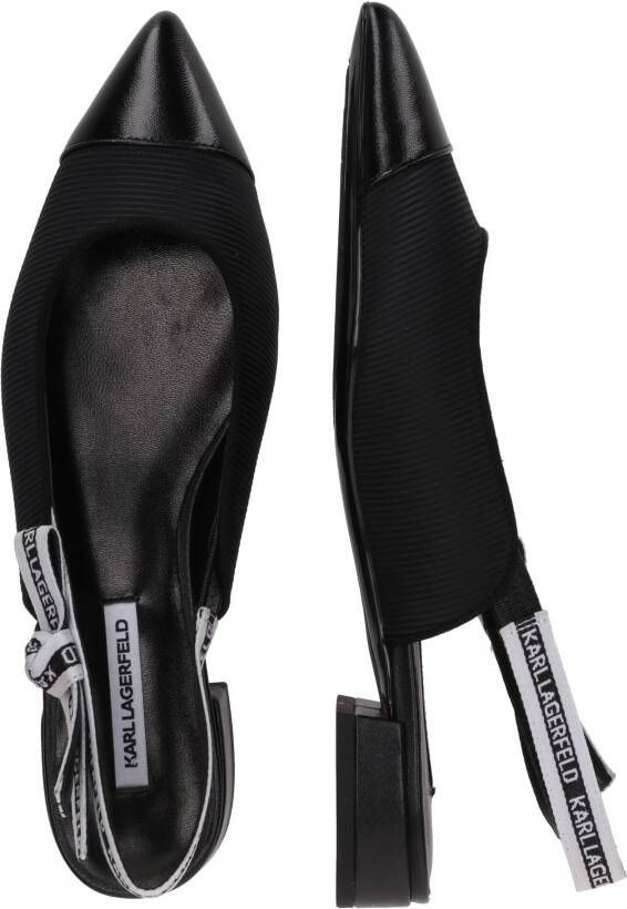 Karl Lagerfeld Ballerina met riempjes