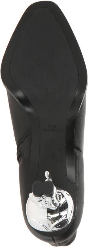 Dolce&Gabbana Sandalen 'Maiolica' Embroidery Slides in paars - Foto 5